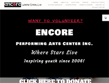 Tablet Screenshot of encorepac.org